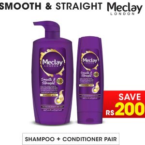 Meclay Smooth & Straight Shampoo & Conditioner 660ml
