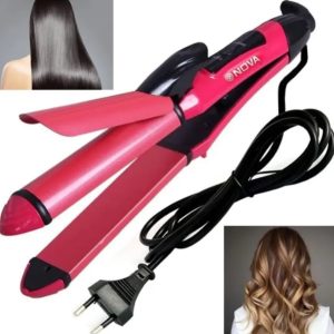 2 in 1 hair curler and straightener
