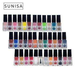 Sunisa 36 Colors Peel Off Nail Polish Set water based nail colors