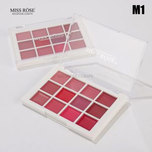 Miss Rose 12 Color Lipstick Palette – Stunning Lip Kit