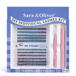 Sara & Oliver DIY Individual Lashes Kit with applicator and bond